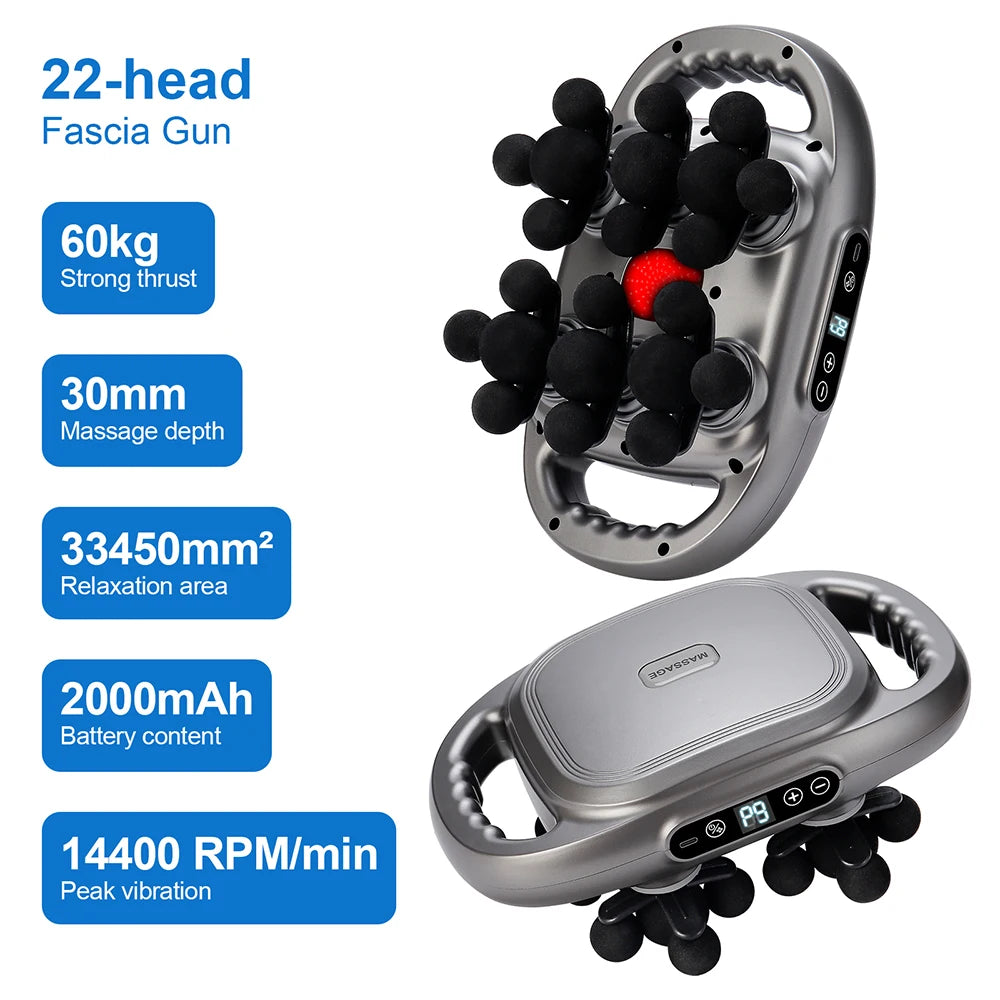 FirmBliss™ FasciaWave – 42-Head Full-Body Massage Gun