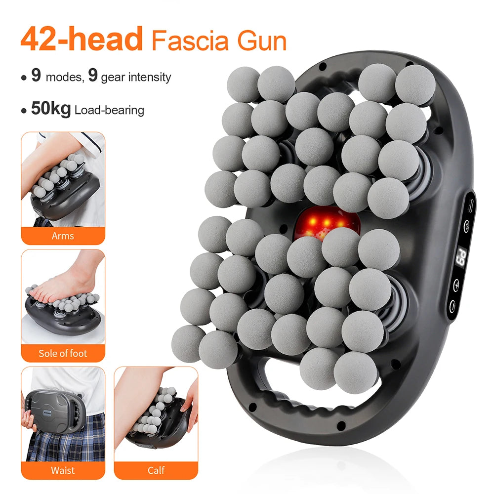 FirmBliss™ FasciaWave – 42-Head Full-Body Massage Gun