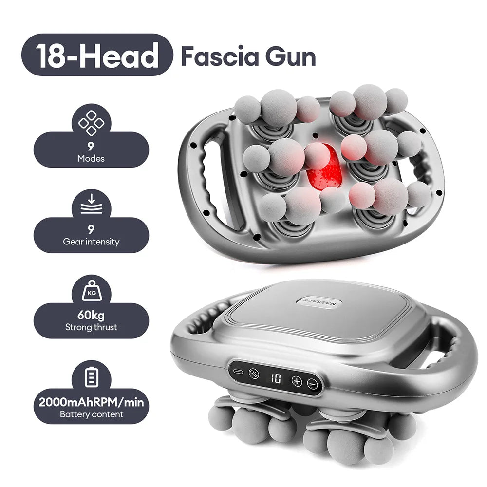 FirmBliss™ FasciaWave – 42-Head Full-Body Massage Gun