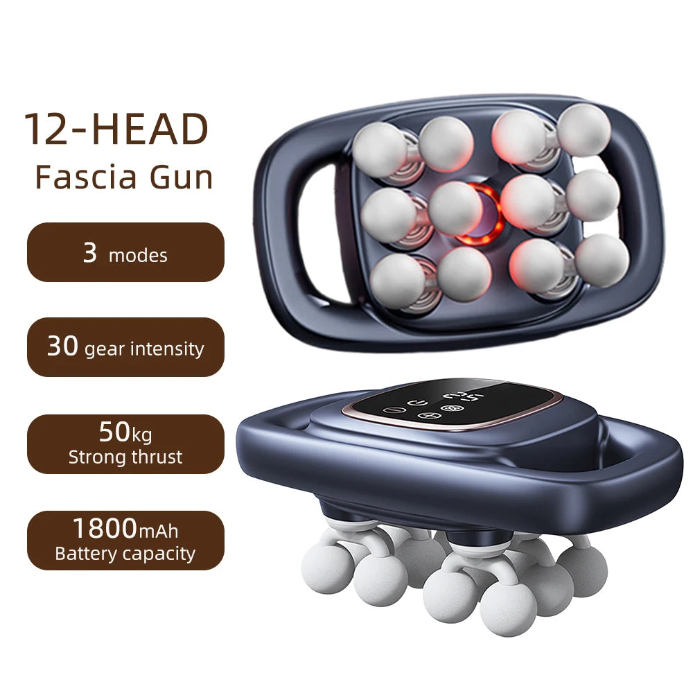 FirmBliss™ FasciaWave – 42-Head Full-Body Massage Gun