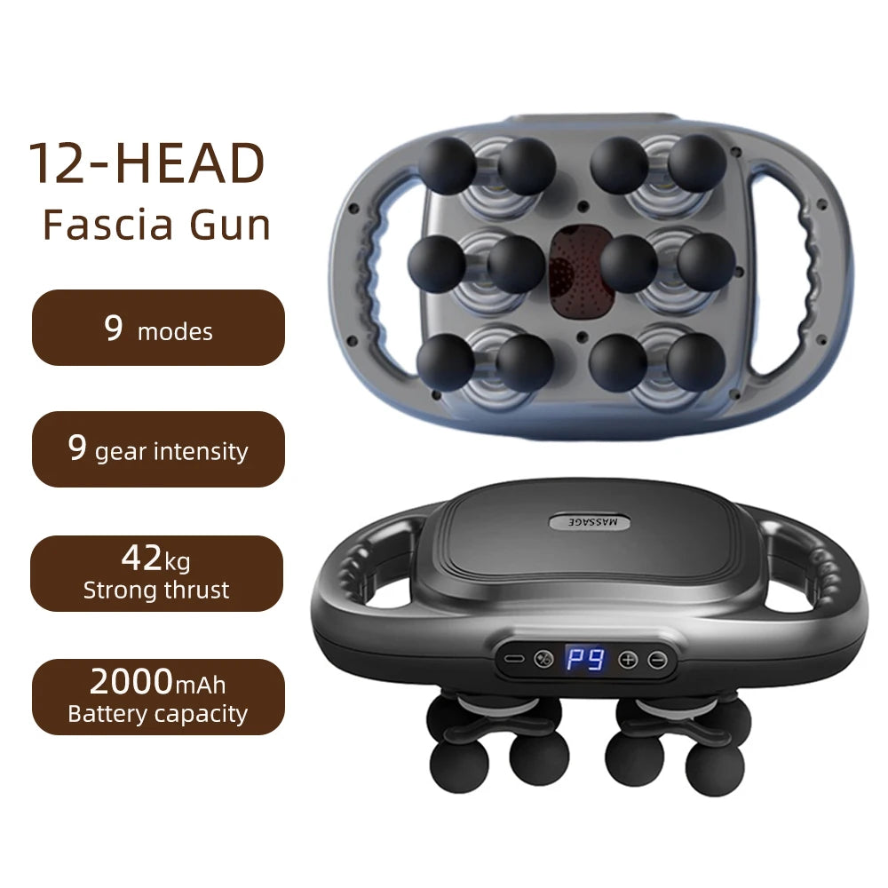 FirmBliss™ FasciaWave – 42-Head Full-Body Massage Gun