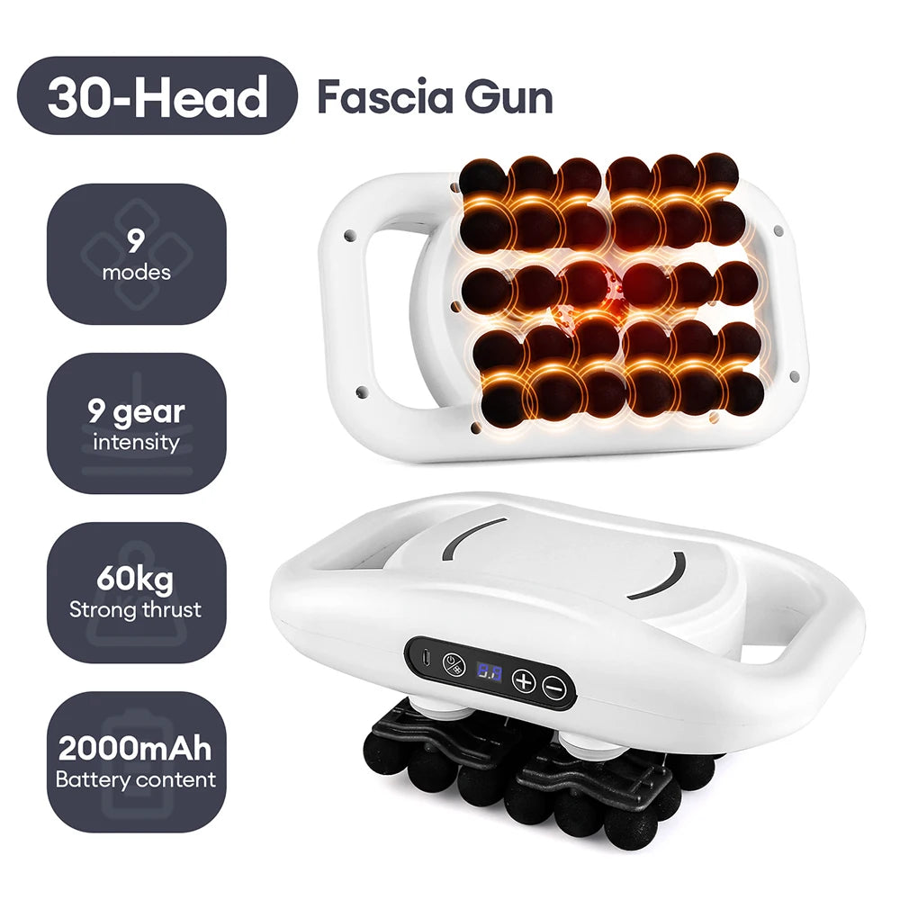 FirmBliss™ FasciaWave – 42-Head Full-Body Massage Gun