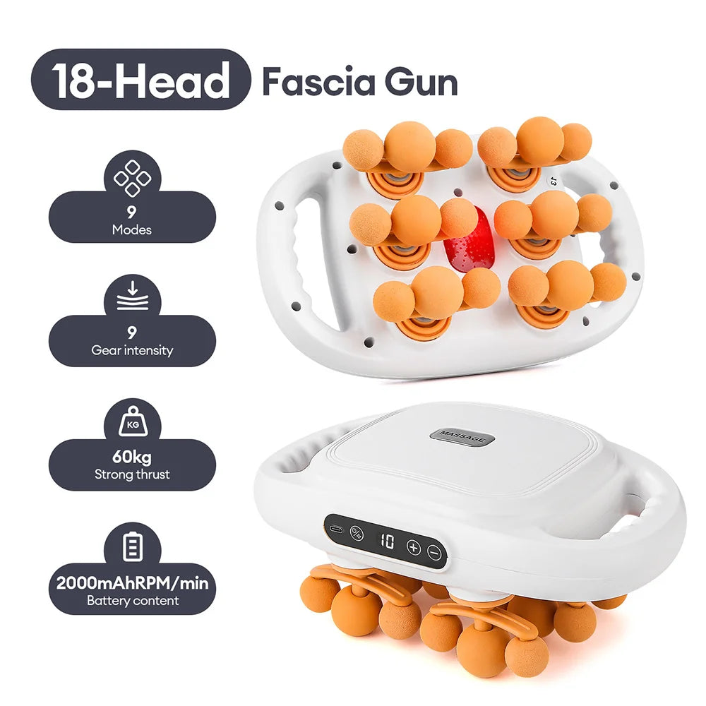 FirmBliss™ FasciaWave – 42-Head Full-Body Massage Gun