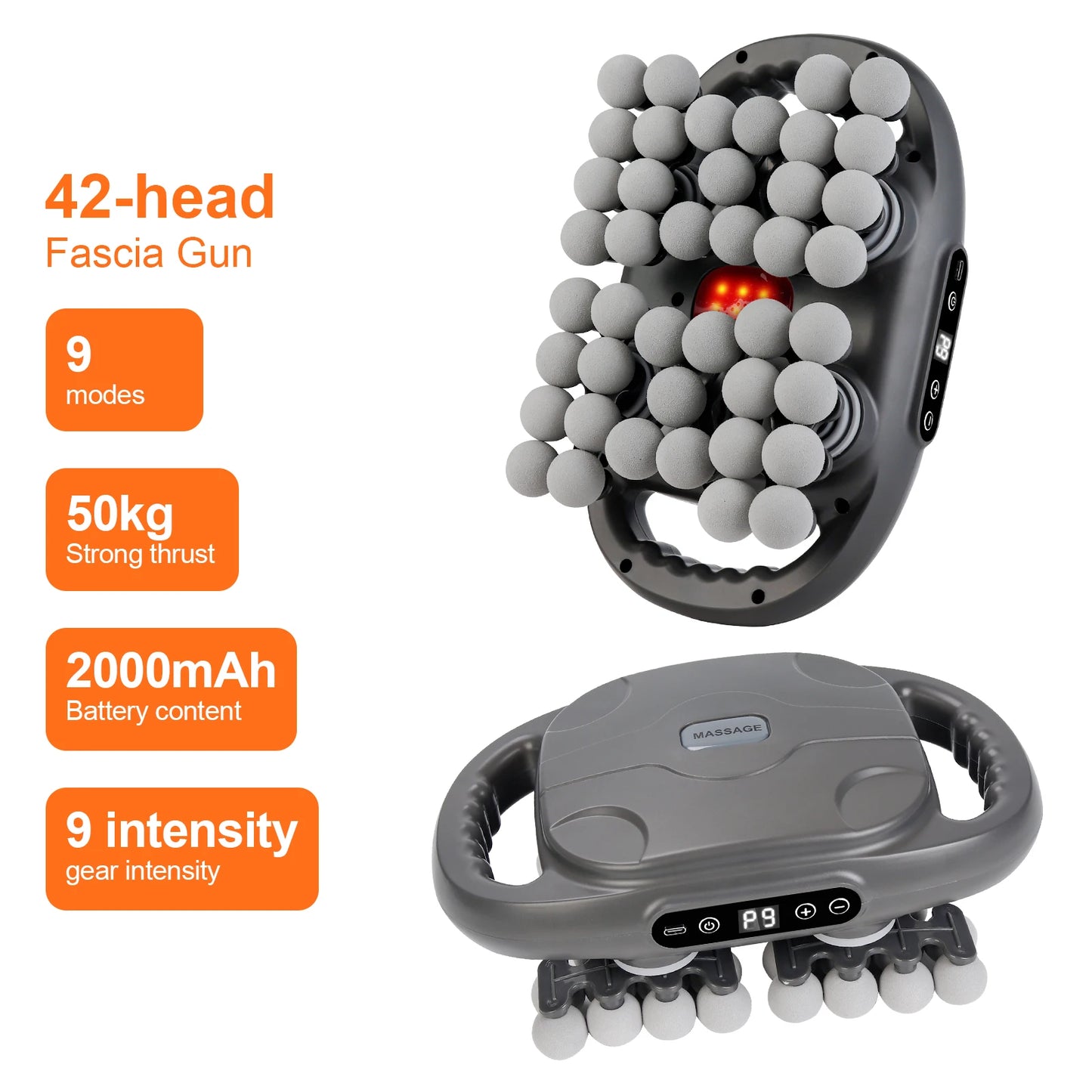 FirmBliss™ FasciaWave – 42-Head Full-Body Massage Gun