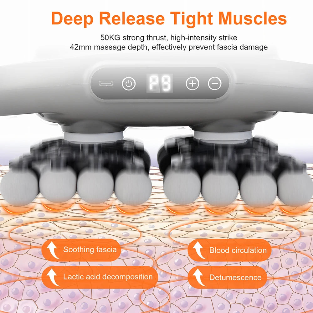 FirmBliss™ FasciaWave – 42-Head Full-Body Massage Gun