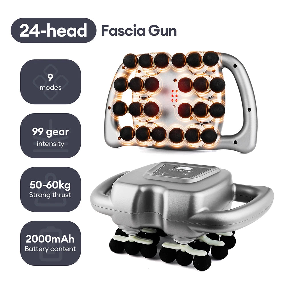FirmBliss™ FasciaWave – 42-Head Full-Body Massage Gun