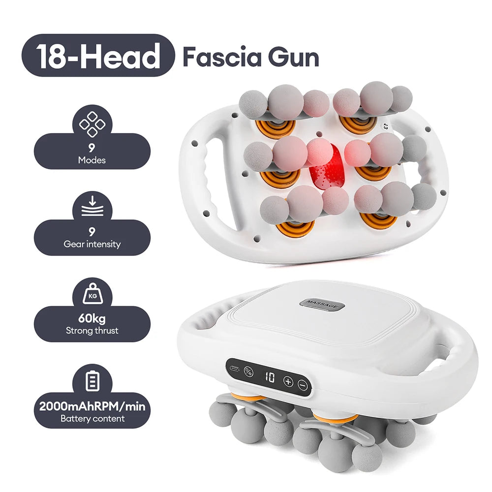 FirmBliss™ FasciaWave – 42-Head Full-Body Massage Gun
