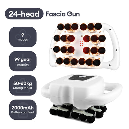 FirmBliss™ FasciaWave – 42-Head Full-Body Massage Gun