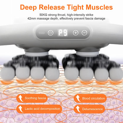 FirmBliss™ FasciaWave – 42-Head Full-Body Massage Gun